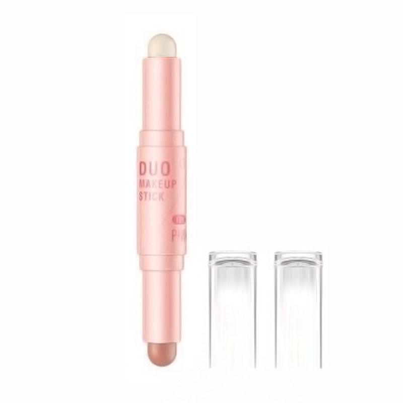 Подвійна рум'яна-хайлайтер для обличчя 2 в 1 Pinkflash Duo Makeup Stick HS01, 2*2 г